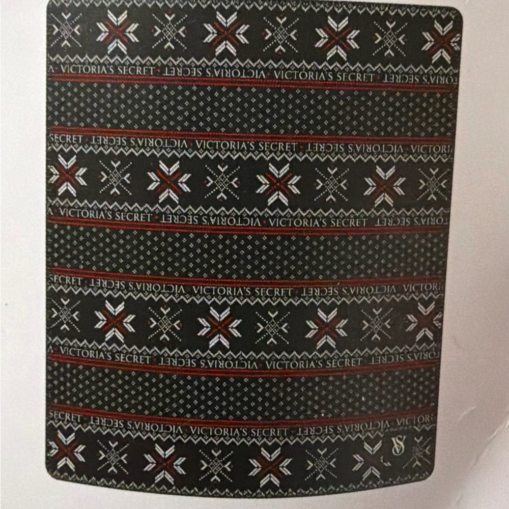 Victoria's Secret Black and White Blanket